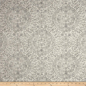 Magnolia Home Fashions Marrakesh Porcelain | Medium Weight Duck Fabric | Home Decor Fabric | 54" Wide