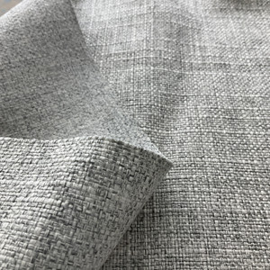 Basketweave Backed Upholstery Turbo Solid Ash | Medium/Heavyweight Basketweave, Woven Fabric | Home Decor Fabric | 54" Wide