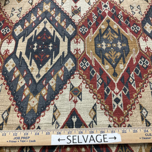 Morgan Home Running Bear Velvet Denim | Very Heavyweight Velvet Fabric | Home Decor Fabric | 54" Wide