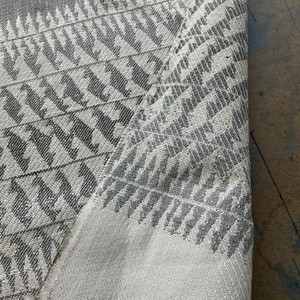 Justina Blakeney Birds Jacquard Stone | Heavyweight Jacquard Fabric | Home Decor Fabric | 57.5" Wide