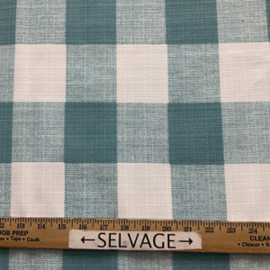 Premier Prints Luxe Outdoor Anderson Aqua | Medium Weight Outdoor, Basketweave Fabric | Home Decor Fabric | 54" Wide