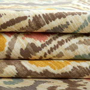 Waverly Artesanias Ikat Mineral | Home Decor Fabric | 54" Wide