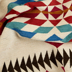 Artistry Tribal Southwest Uzumati Jacquard Serape | Very Heavyweight Jacquard Fabric | Home Decor Fabric | 57" Wide