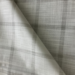 Premier Prints Modern Farmhouse Aaron Windowpane Slub Canvas French Grey | Medium Weight Canvas Fabric | Home Decor Fabric | 54" Wide