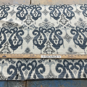 Swavelle Sandoa Chenille Jacquard Pacific | Very Heavyweight Jacquard, Chenille Fabric | Home Decor Fabric | 55" Wide