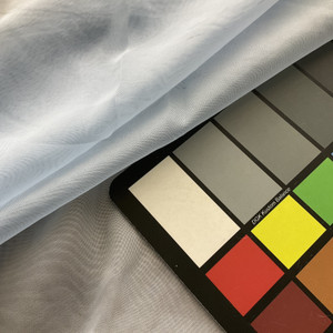 118" Sheer Voile Light Blue | Very Lightweight Voile Fabric | Home Decor Fabric | 118" Wide