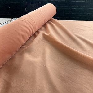 118" Sheer Voile Coral | Very Lightweight Voile Fabric | Home Decor Fabric | 118" Wide