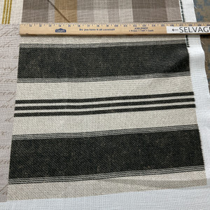 Martha Stewart Bedford 36" Panel Pillow Layout Seagrass Multi | Very Heavyweight Basketweave Fabric | Home Decor Fabric | 55" Wide