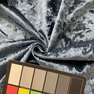 Europatex Rumple Crushed Velvet Royal | Heavyweight Velvet Fabric | Home Decor Fabric | 57" Wide