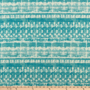 PKL Studio Indoor/Outdoor Shibori Landscape Spa | Medium Weight Outdoor Fabric | Home Decor Fabric | 54" Wide