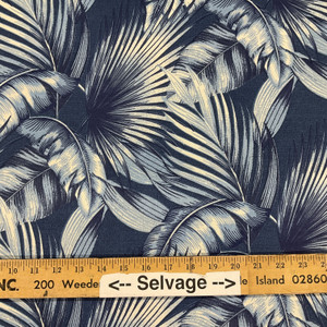 Tommy Bahama Outdoor San Juan Navy | Medium Weight Outdoor Fabric | Home Decor Fabric | 54" Wide