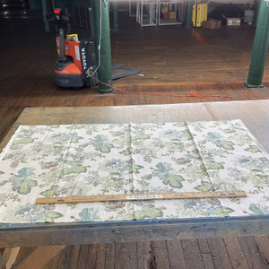 Swavelle Dublique White Tea | Medium/Heavyweight Duck Fabric | Home Decor Fabric | 54" Wide