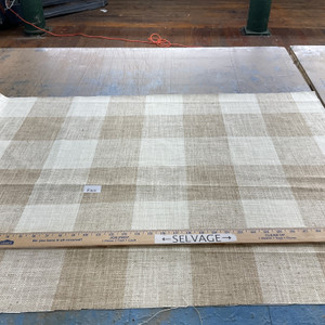 P Kaufmann Check Please Basketweave Harvest | Medium/Heavyweight Basketweave Fabric | Home Decor Fabric | 54" Wide