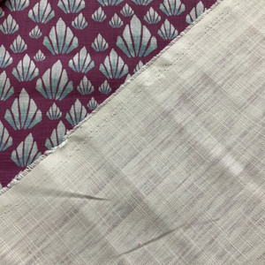 Lacefield Designs The English Room Peacock Fan Orchid | Medium Weight Duck Fabric | Home Decor Fabric | 54" Wide