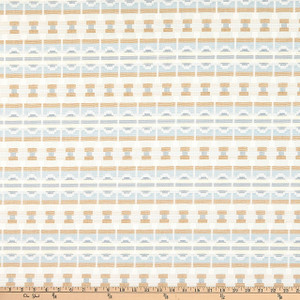 Artistry Tribal Southwest Yanaha Jacquard Chambray | Medium/Heavyweight Jacquard Fabric | Home Decor Fabric | 56.25" Wide