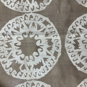 Justina Blakeney Medallions Print Husk | Very Heavyweight Jacquard Fabric | Home Decor Fabric | 55" Wide