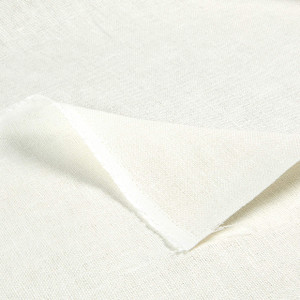 Linen Burlap Prepared for Dye (PFD) White | Lightweight Linen Fabric | Home Decor Fabric | 58" Wide