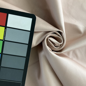 STOF France Ekokuir Vinyl Rose Brillant | Heavyweight Vinyl Fabric | Home Decor Fabric | 55" Wide