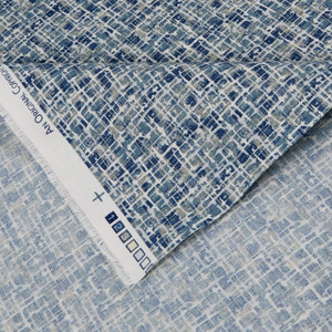 Swavelle Polpis Indoor/Outdoor Navy | Medium Weight Outdoor Fabric | Home Decor Fabric | 54" Wide