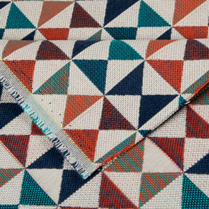 Sunbrella Dimension Array 145654-0003 Caribbean | Very Heavyweight Outdoor, Jacquard Fabric | Home Decor Fabric | 54" Wide