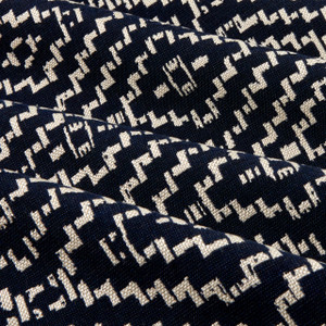 Sunbrella Fusion Capra 145600-0002 Indigo | Heavyweight Outdoor, Jacquard Fabric | Home Decor Fabric | 54" Wide