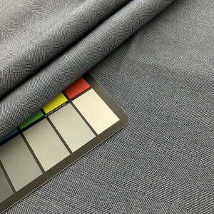 Sunbrella Fusion Switch Herringbone 40555-0009 Denim | Medium Weight Outdoor Fabric | Home Decor Fabric | 54" Wide