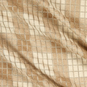 Waverly Cozy Plaid Jacquard Hemp | Very Heavyweight Jacquard Fabric | Home Decor Fabric | 54" Wide