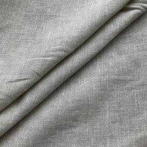 8.4 Oz Belgian 100% Linen Oatmeal | Medium/Heavyweight Linen Fabric | Home Decor Fabric | 54" Wide
