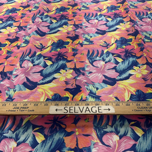 Ottertex Canvas Printed Waterproof Lagoon Multi | Heavyweight Oxford, Outdoor, Canvas Fabric | Home Decor Fabric | 60" Wide