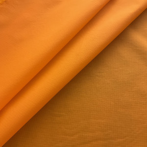 1.9 Oz. Ottertex Nylon Ripstop 70 Denier DWR Orange | Very Lightweight Ripstop Fabric | Home Decor Fabric | 60" Wide