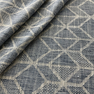 Hilary Farr Geode Jacquard Batik Blue | Very Heavyweight Jacquard Fabric | Home Decor Fabric | 56" Wide