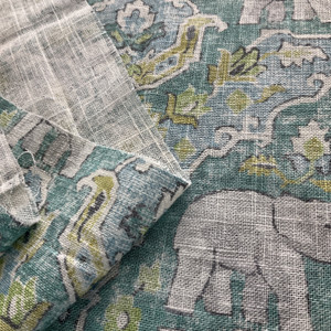 Hilary Farr Loxodonta Linen Caribe | Lightweight Linen Fabric | Home Decor Fabric | 57" Wide