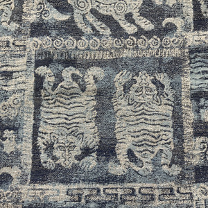tfa Eye of the Tiger Chenille Jacquard Denim | Heavyweight Jacquard, Chenille Fabric | Home Decor Fabric | 54" Wide