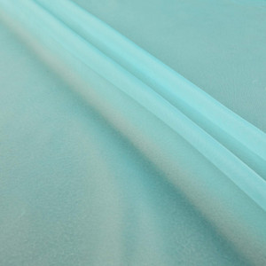 Sheer Voile Tiff Blue | Lightweight Voile Fabric | Home Decor Fabric | 58" Wide