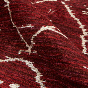 Artistry Tribal Southwest Knapp Chenille Jacquard Carnelian | Very Heavyweight Chenille, Jacquard Fabric | Home Decor Fabric | 56" Wide