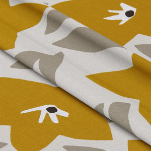 Magnolia Home Fashions Toulouse Duck Mustard | Medium Weight Duck Fabric | Home Decor Fabric | 54" Wide