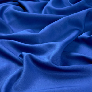 Polyester Twill Solid Royal Blue | Medium Weight Twill Fabric | Home Decor Fabric | 58" Wide