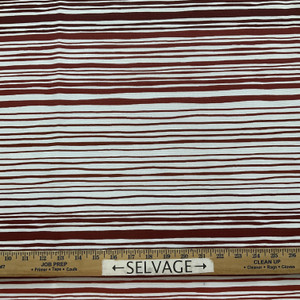 Premier Prints Ombre Outdoor Farrow | Outdoor Home Decor Fabric | Stripes Dk Red / White | 54" Wide | By the Yard