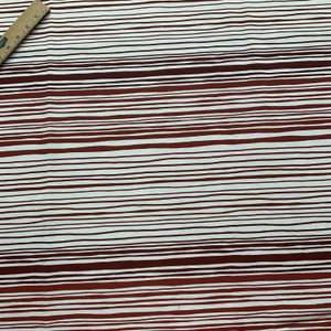 Premier Prints Ombre Outdoor Farrow | Outdoor Home Decor Fabric | Stripes Dk Red / White | 54" Wide | By the Yard