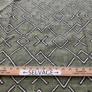 PKL Studio Malian Linen Fern | Medium/Heavyweight Linen Fabric | Home Decor Fabric | 54" Wide