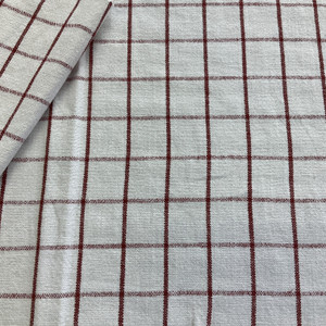 PKL Studio Weston Grid Woven Peppermint | Very Heavyweight Woven, Linen, Jacquard Fabric | Home Decor Fabric | 54" Wide