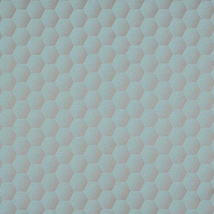 Aqua Sunbrella European HEXJ205 Hexagon Agua | Very Heavyweight Outdoor Fabric | Home Decor Fabric | 54" Wide