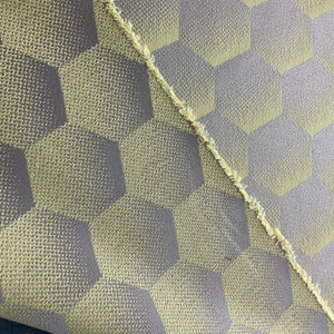 Sunbrella European HEXJ207 Hexagon Lemon | Very Heavyweight Outdoor Fabric | Home Decor Fabric | 54" Wide