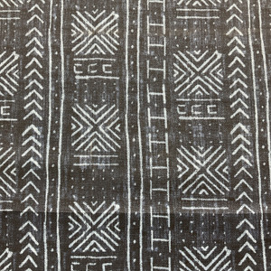 Genevieve Gorder Outdoor Mali Mud Cloth Indigo | Medium Weight Outdoor, Woven Fabric | Home Decor Fabric | 54" Wide