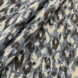 P Kaufmann Kato Linen Persian Blue | Medium Weight Linen Fabric | Home Decor Fabric | 54" Wide