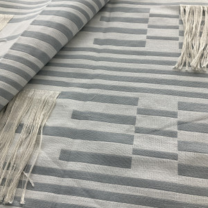 P Kaufmann Loose Ends Fringe Woven Icicle | Medium/Heavyweight Woven Fabric | Home Decor Fabric | 54" Wide