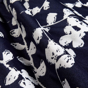 Terrasol Salix Outdoor Woven Navy | Medium/Heavyweight Outdoor, Woven Fabric | Home Decor Fabric | 54" Wide