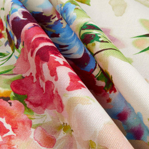 PKL Studio Artist's View Duck Garden | Medium Weight Duck Fabric | Home Decor Fabric | 54" Wide