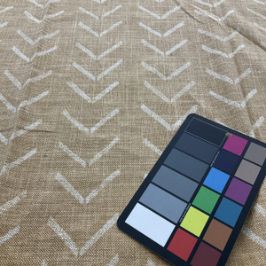 PKL Studio Bogolan Sky Linen Harvest | Medium/Heavyweight Linen Fabric | Home Decor Fabric | 54" Wide