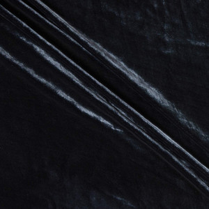Rayon/Silk Blend Vintage Velvet Navy | Medium Weight Velvet Fabric | Home Decor Fabric | 50" Wide